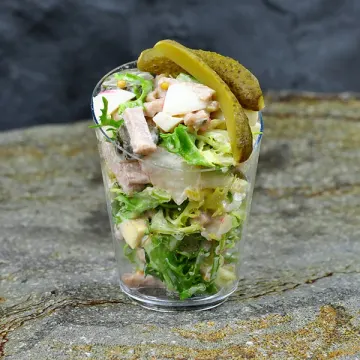 Салат «Мясной акцент» с бужениной, 45 г