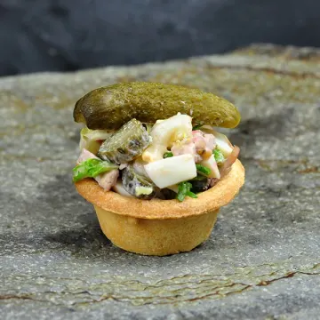 Тарталетка «Мясной штрих» с бужениной, 25 г