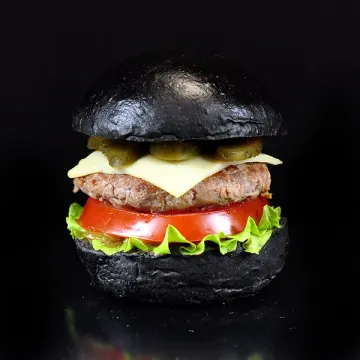 Мини-чизбургер «Чёрный BBQ», 60 г