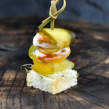 Канапе «Курица и яблочная свежесть»