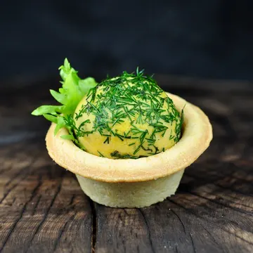 Канапе «Куриный паштет с сюрпризом»